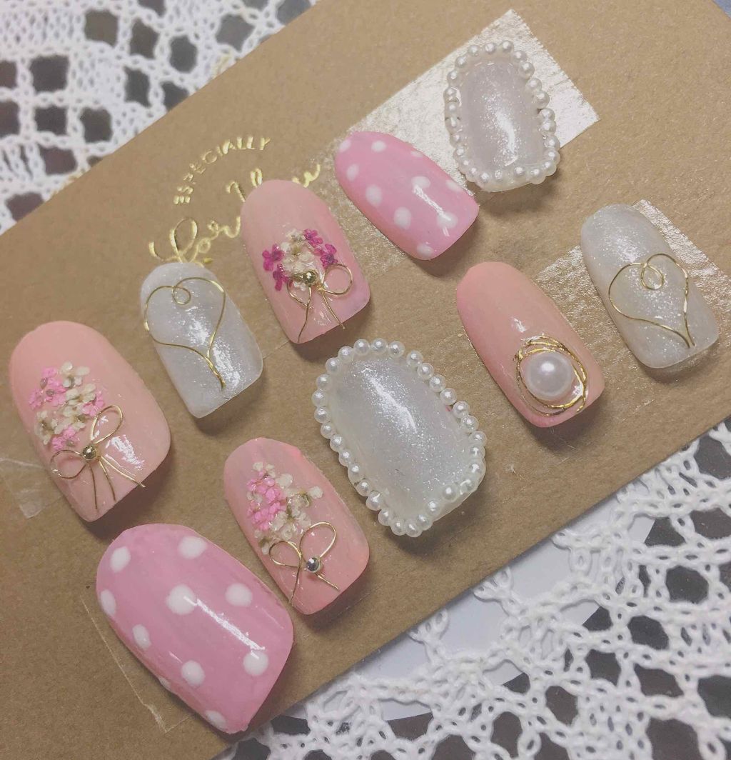 ジェルネイル(ライト対応)/セリア/ジェルネイルを使ったクチコミ(1枚目)