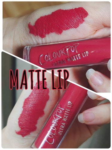 Ultra Matte Lip/ColourPop/口紅を使ったクチコミ（1枚目）
