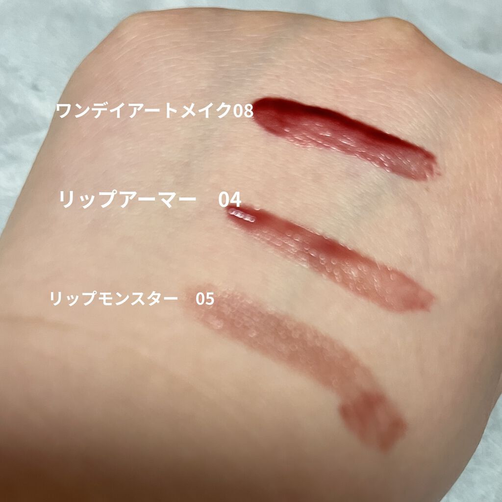 ワンデイ アートメイク ルージュ/FASIO/口紅を使ったクチコミ（1枚目）