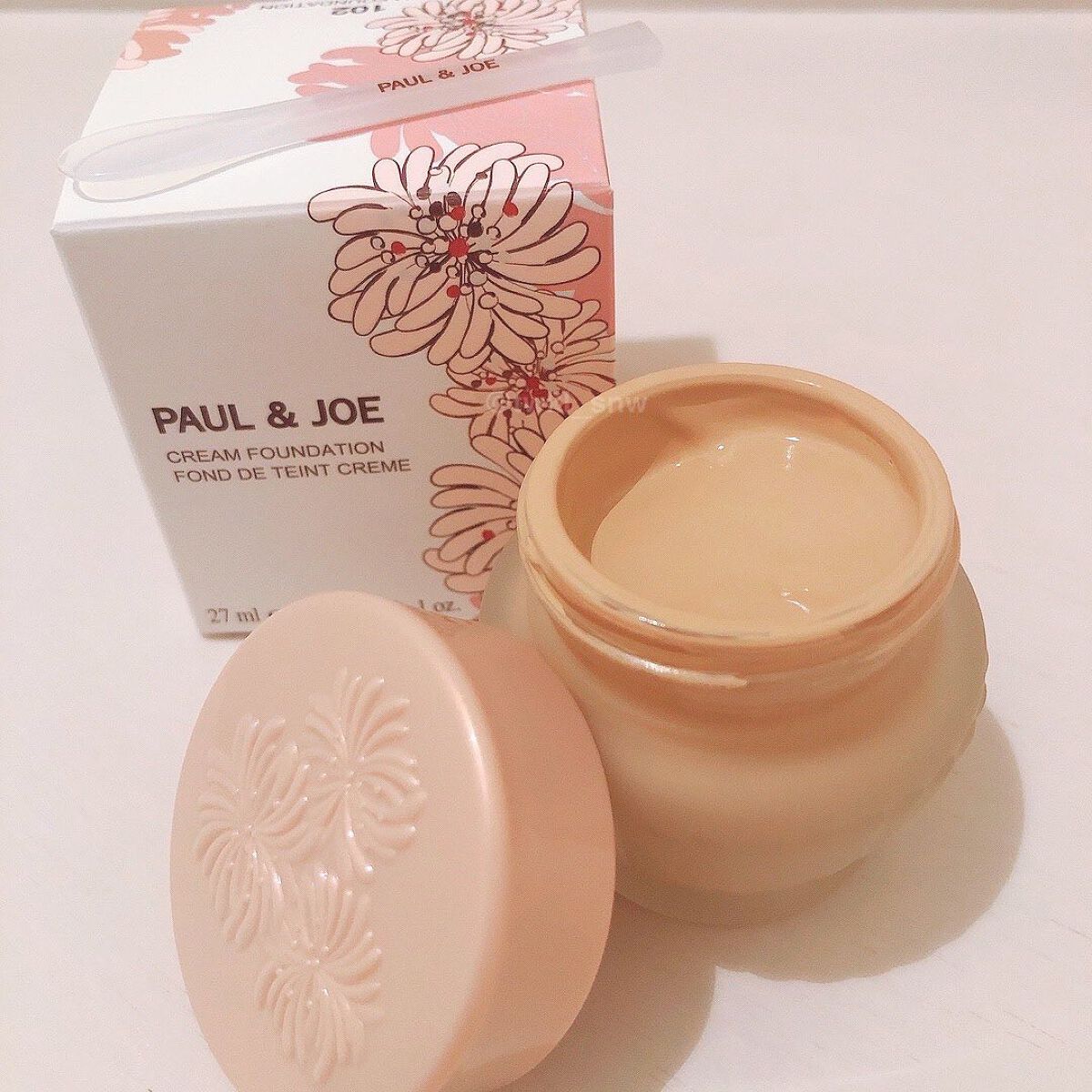 フォンダン クリーム ファンデーション/PAUL & JOE BEAUTE/クリーム・エマルジョンファンデーションを使ったクチコミ(3枚目)