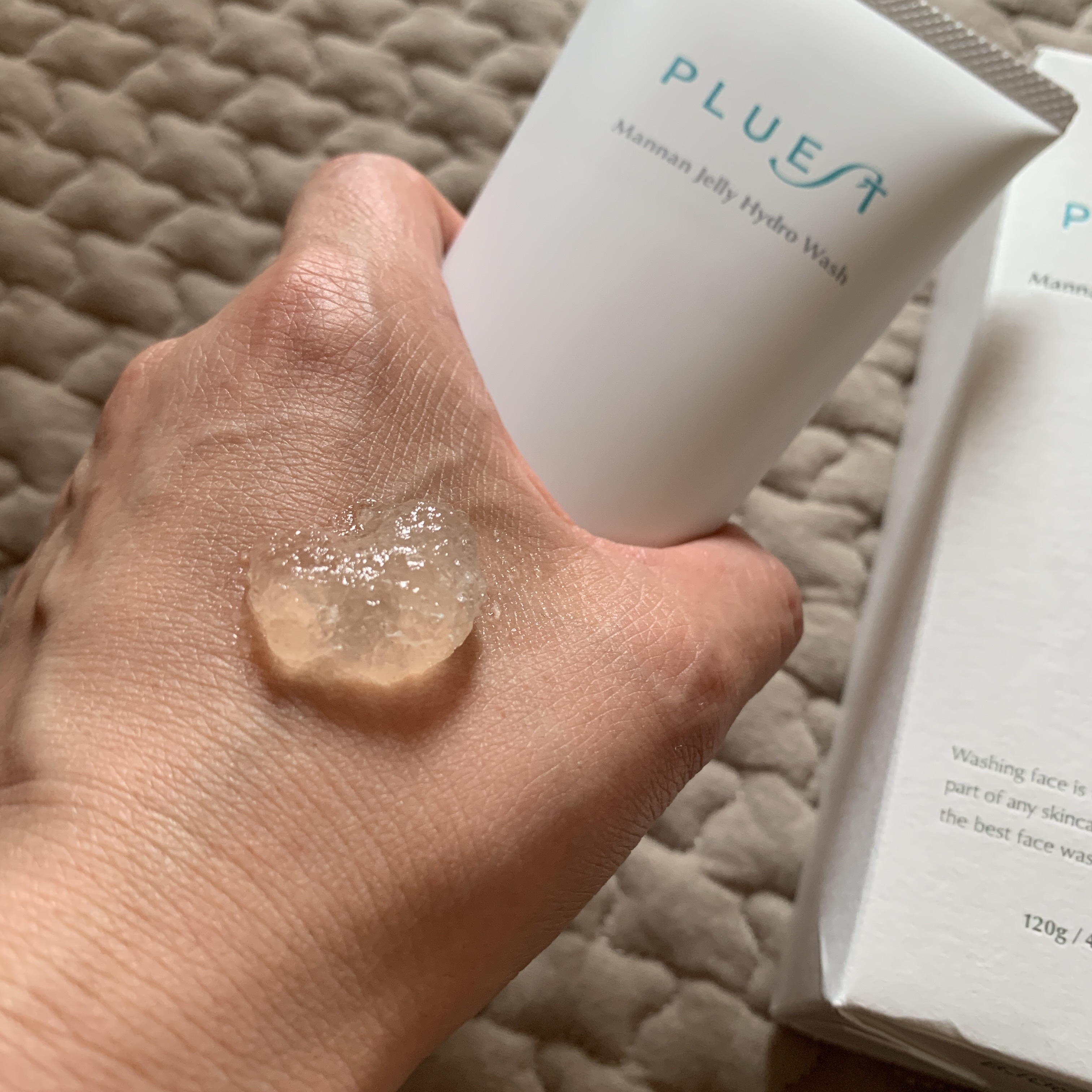 マンナンジェリーハイドロウォッシュ/PLUEST/洗顔料を使ったクチコミ（3枚目）