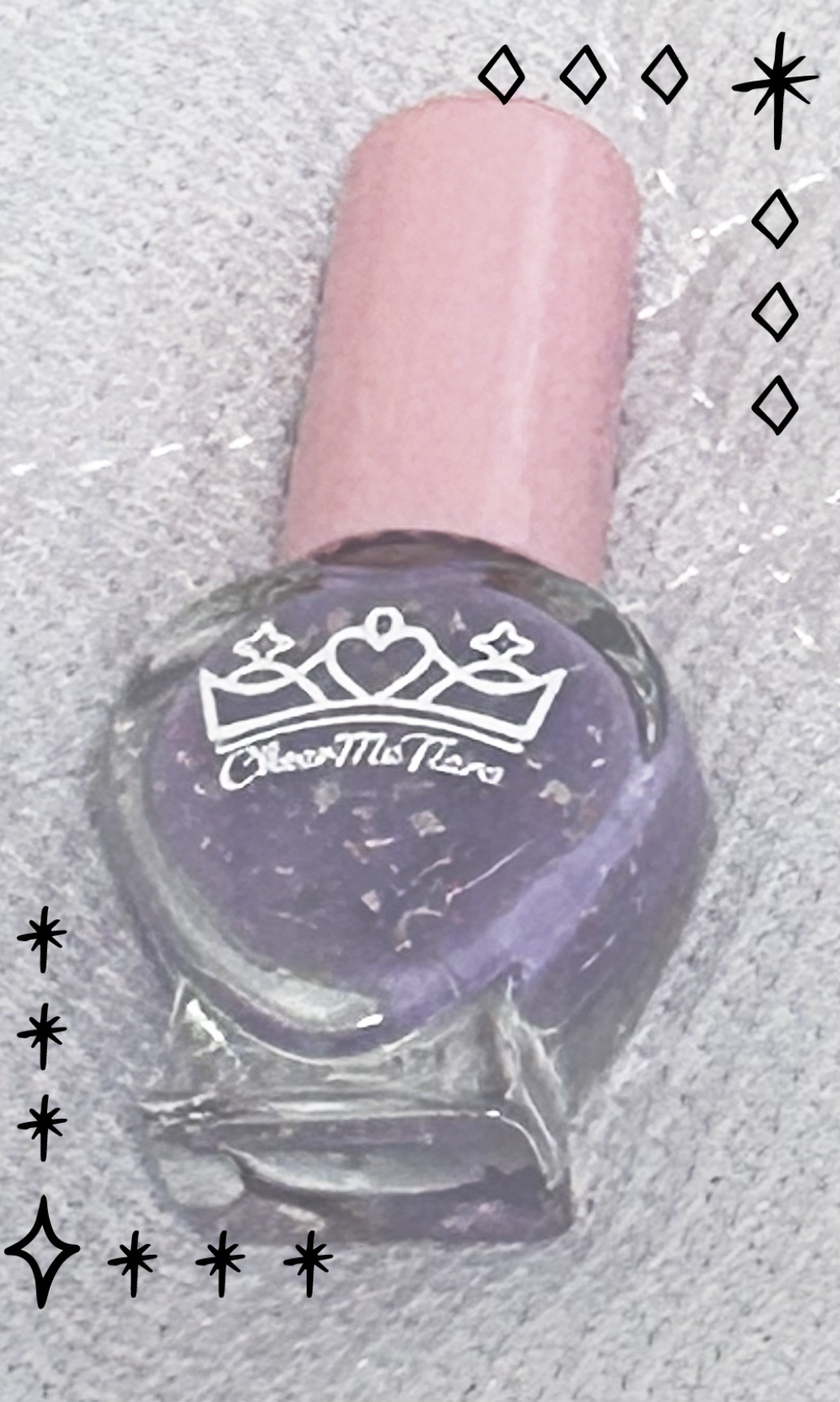 ティアラ剥がせる水性ネイルカラー/チアミーティアラ/マニキュアを使ったクチコミ（2枚目）