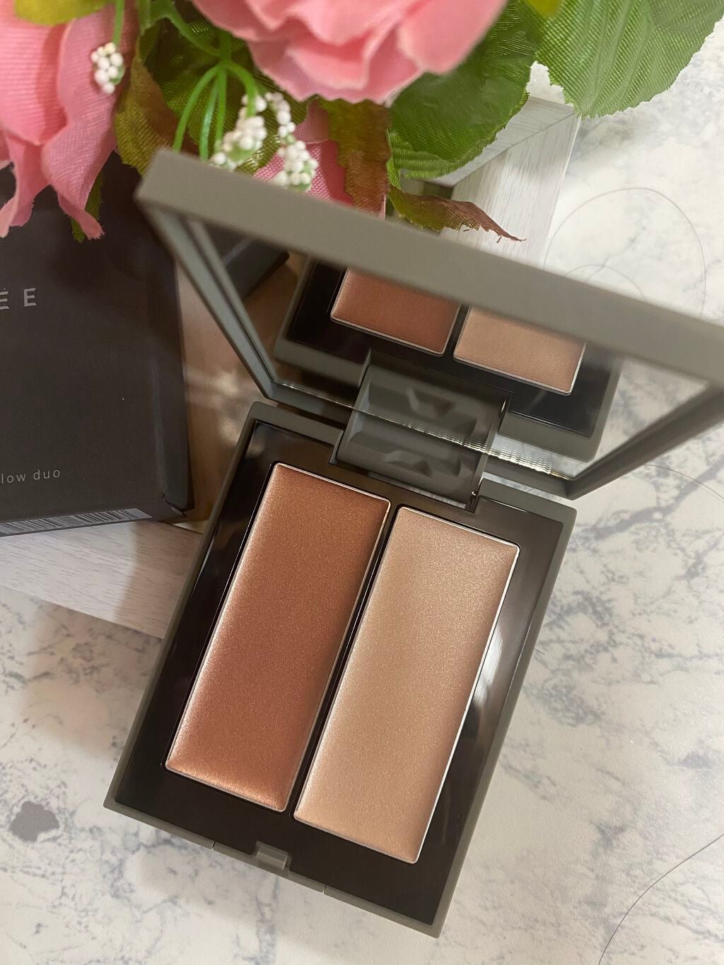 THREE シマリング グロー デュオ/THREE/クリームハイライトを使ったクチコミ(1枚目)