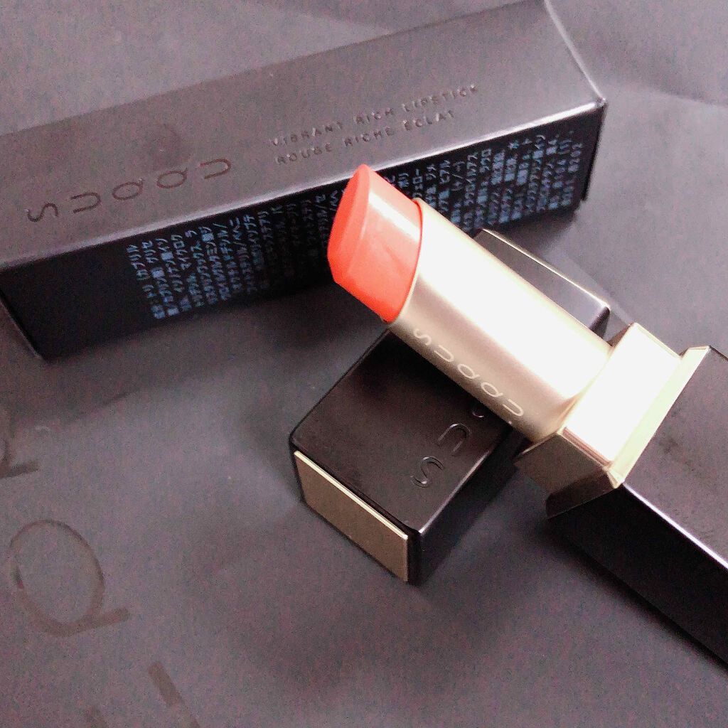 SUQQU バイブラント リッチ リップスティックのクチコミ「スック
バイブランド リッチ リップスティック 04


こちらはYouTubeで見かけて、あ.....」（2枚目）