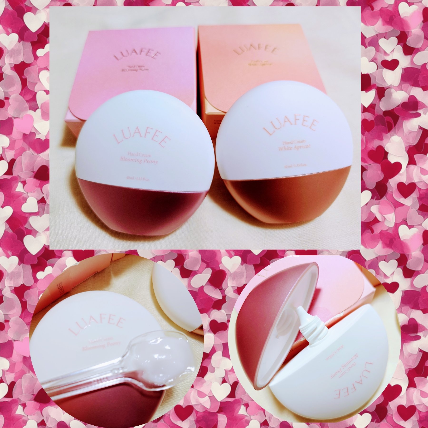 パフュームハンドクリームホワイトアプリコット/LUAFEE/ハンドクリームを使ったクチコミ（1枚目）
