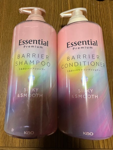 エッセンシャルプレミアム バリアシャンプー・コンディショナー シルキー&スムース/エッセンシャル/市販シャンプーを使ったクチコミ(2枚目)