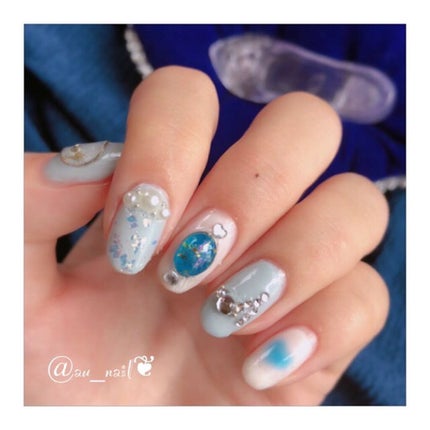 グロッシーコート/スキューズミー/オールインワンネイルを使ったクチコミ(2枚目)