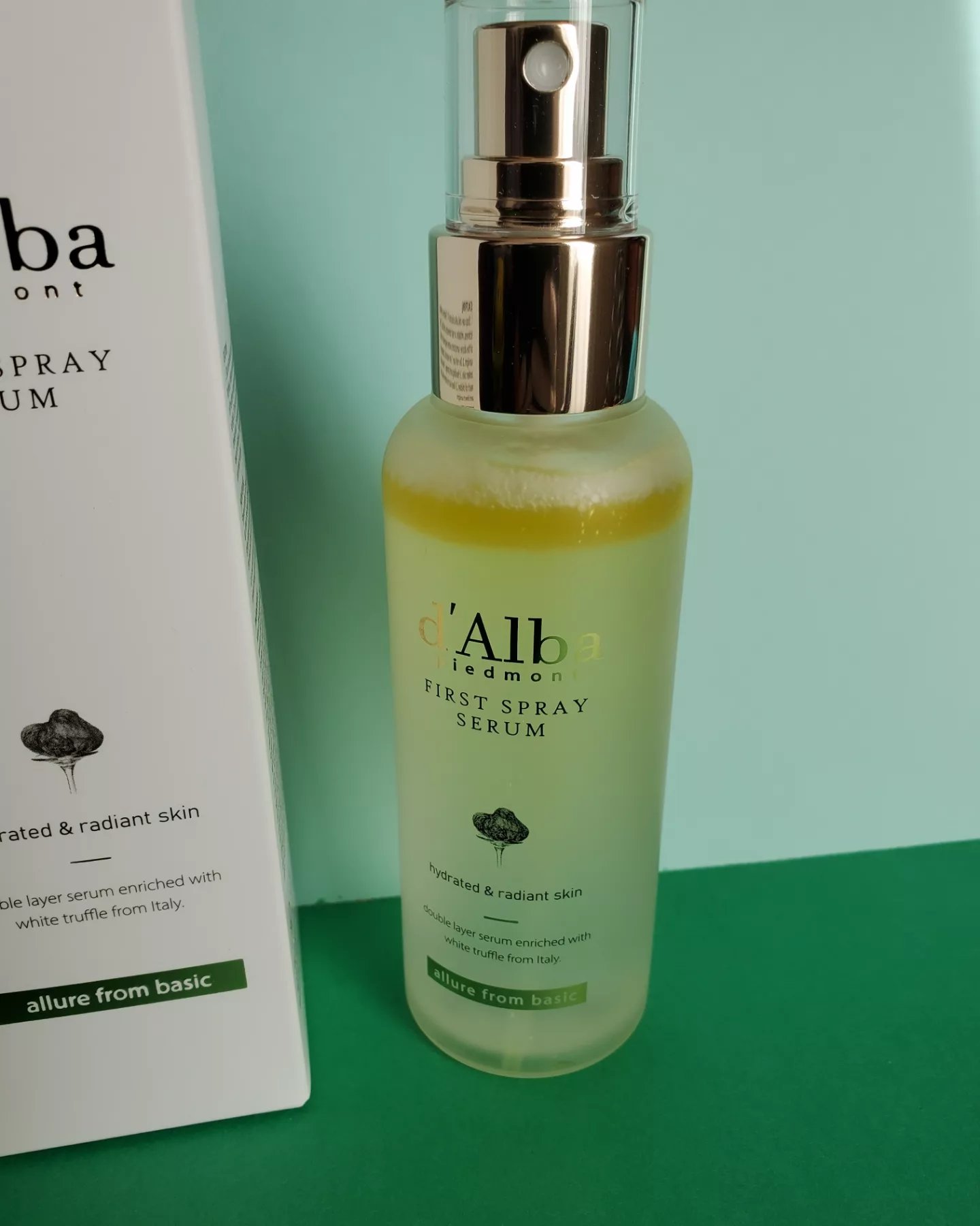 ダルバ ホワイトトリュフファーストスプレーセラム/ダルバ/ミスト状化粧水を使ったクチコミ（3枚目）