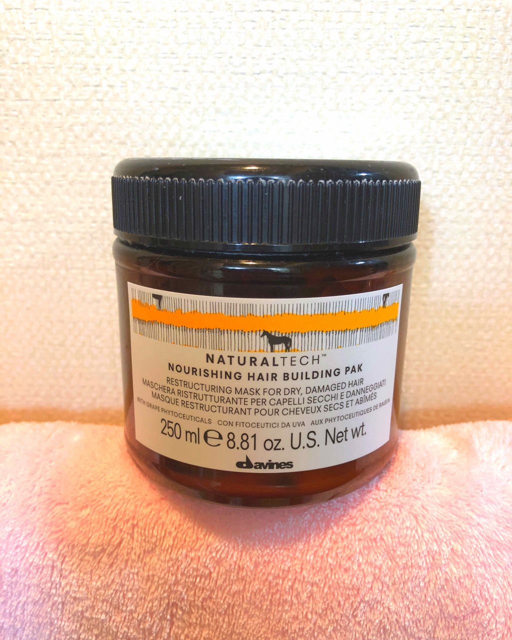 ダヴィネス ナチュラルテック ヘアパック＜N＞のクチコミ「ダヴィネス
ナチュラルテック　ヘアパック　〈N〉

ダメージやパサつきが気になる髪を集中補修す.....」（1枚目）
