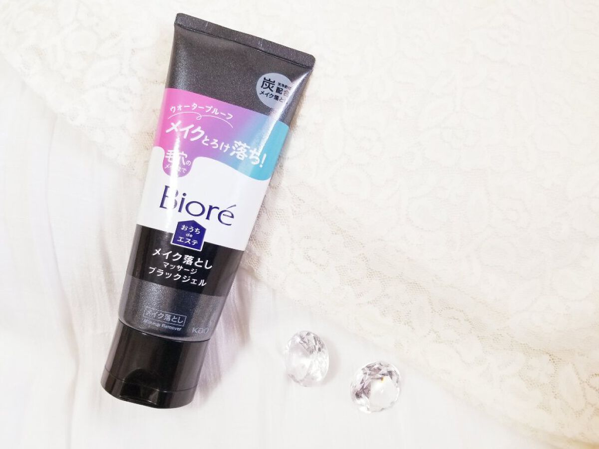 ビオレ おうちdeエステ メイク落とし マッサージブラックジェル/ビオレ/クレンジングジェルを使ったクチコミ（1枚目）