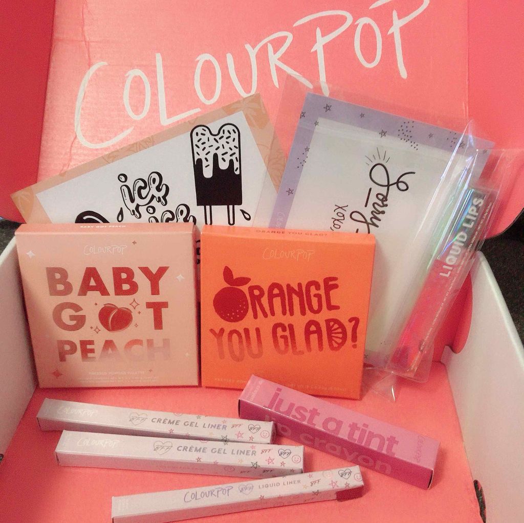 ORANGE YOU GLAD/ColourPop/アイシャドウパレットを使ったクチコミ(4枚目)