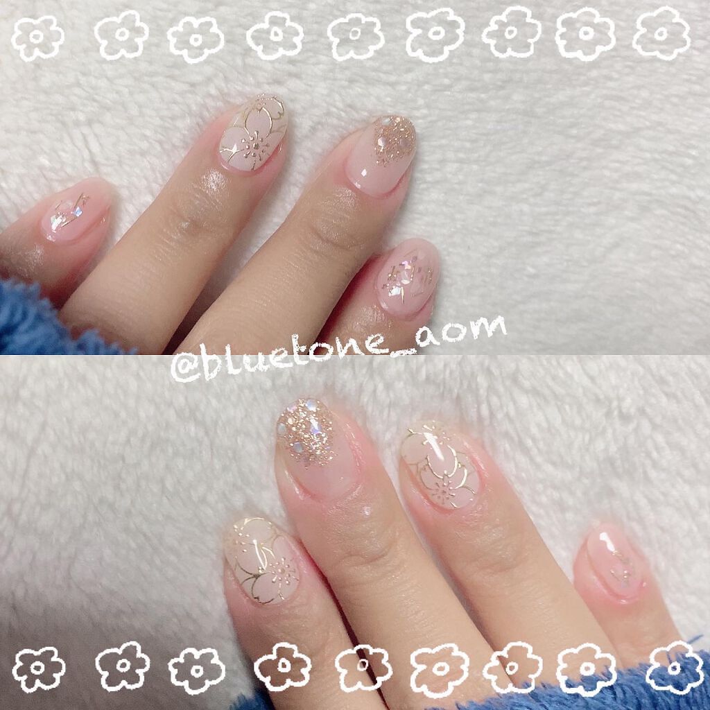 ⋆͛🦖⋆͛aomi on LIPS 「GELATOFACTORY桜シリーズ!ゴールドワイヤブロッサム..」(3枚目)