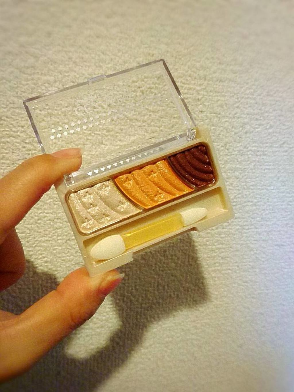 トーンアップアイシャドウ/CEZANNE/アイシャドウパレットを使ったクチコミ(2枚目)