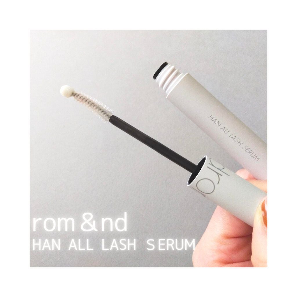 ハンオールラッシュセラム/rom&nd/まつげ美容液を使ったクチコミ(1枚目)