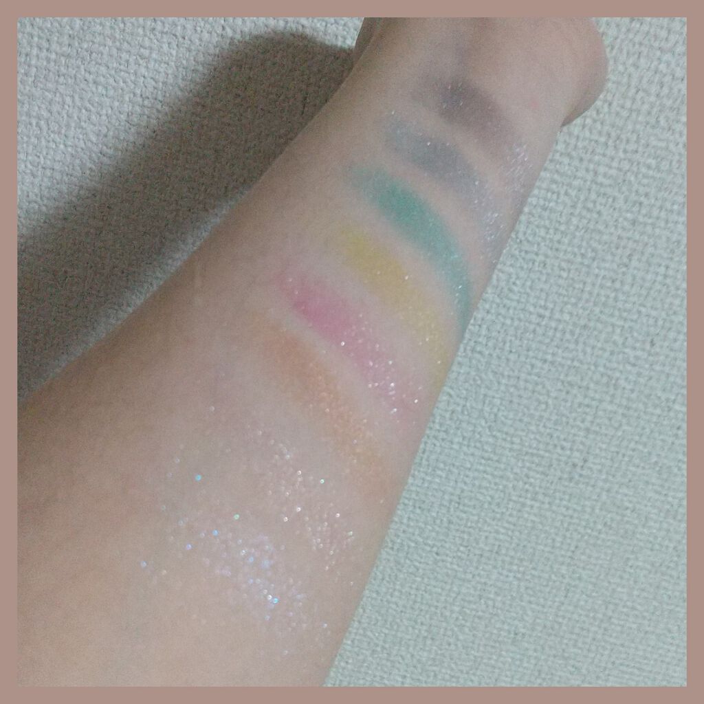 AC8カラーアイパレット/セリア/アイシャドウパレットを使ったクチコミ（2枚目）