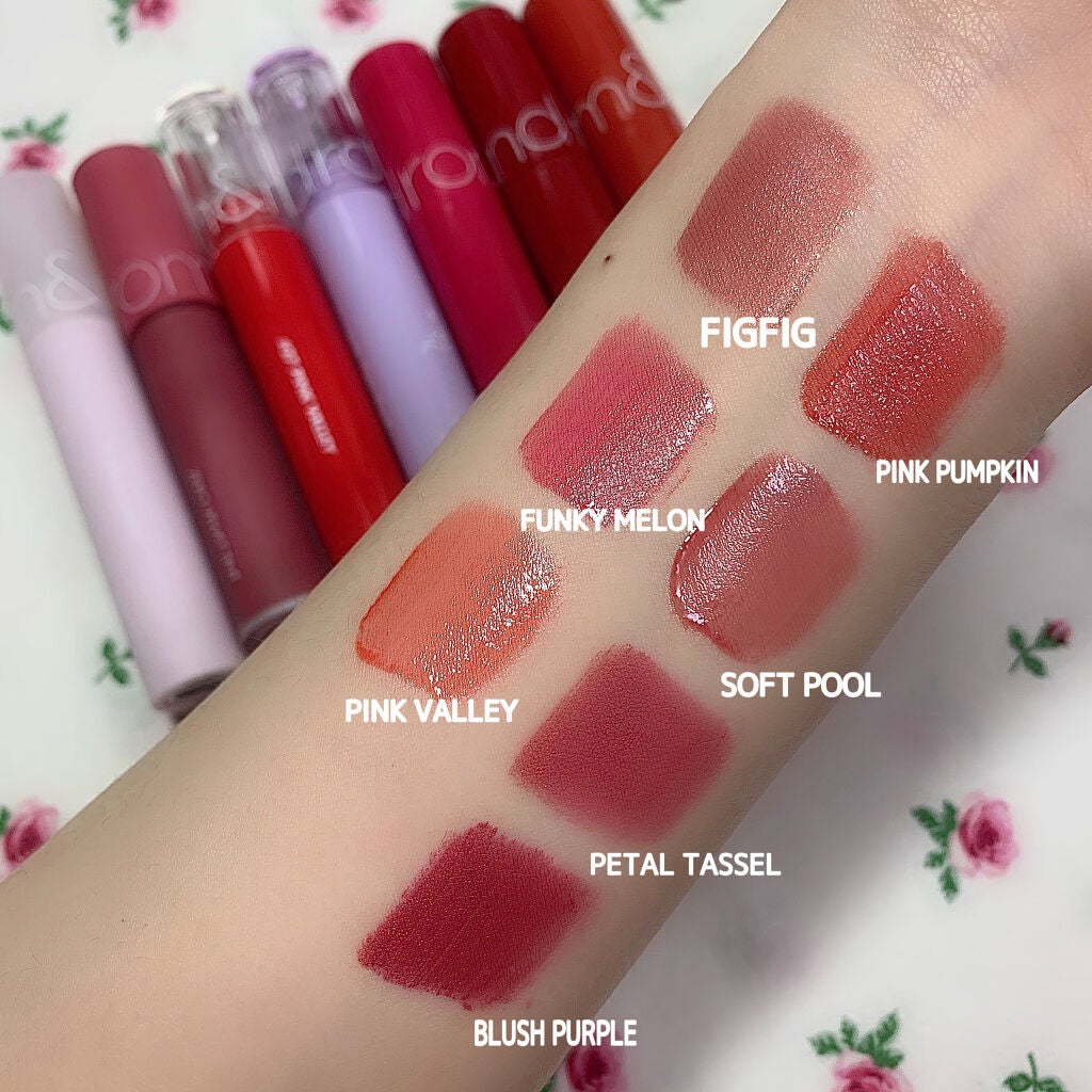 ジューシーラスティングティント/rom&nd/リップティントを使ったクチコミ(2枚目)