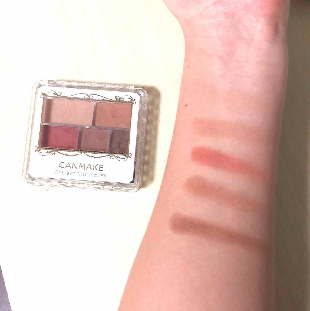 パーフェクトマルチアイズ/キャンメイク/アイシャドウパレットを使ったクチコミ（2枚目）