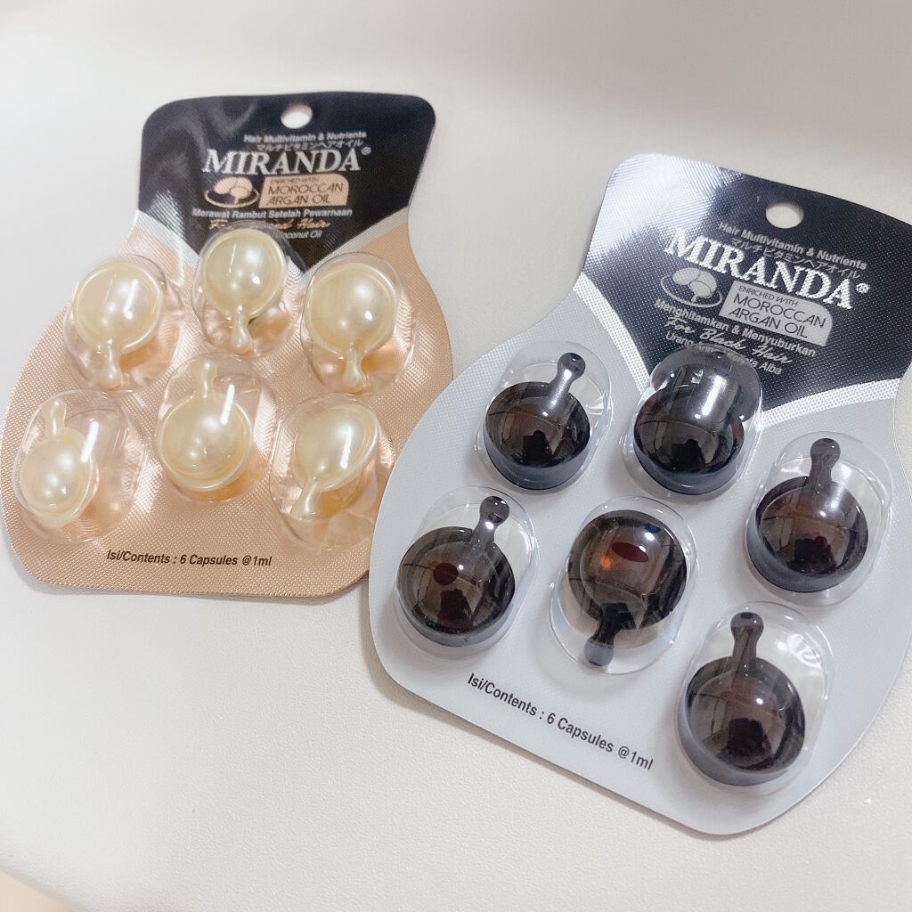 ヘアビタミン カラーケアヘアオイル/MIRANDA/ヘアオイルを使ったクチコミ(2枚目)