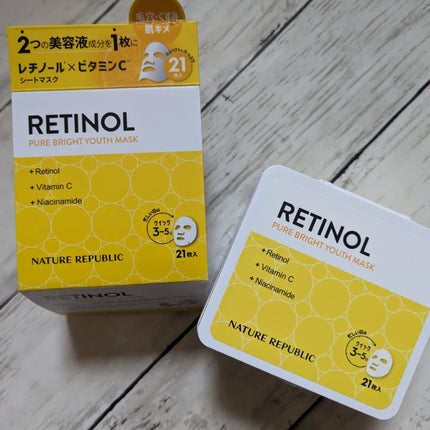 キューブマスク レチノール/ネイチャーリパブリック/シートマスク・パックを使ったクチコミ(1枚目)