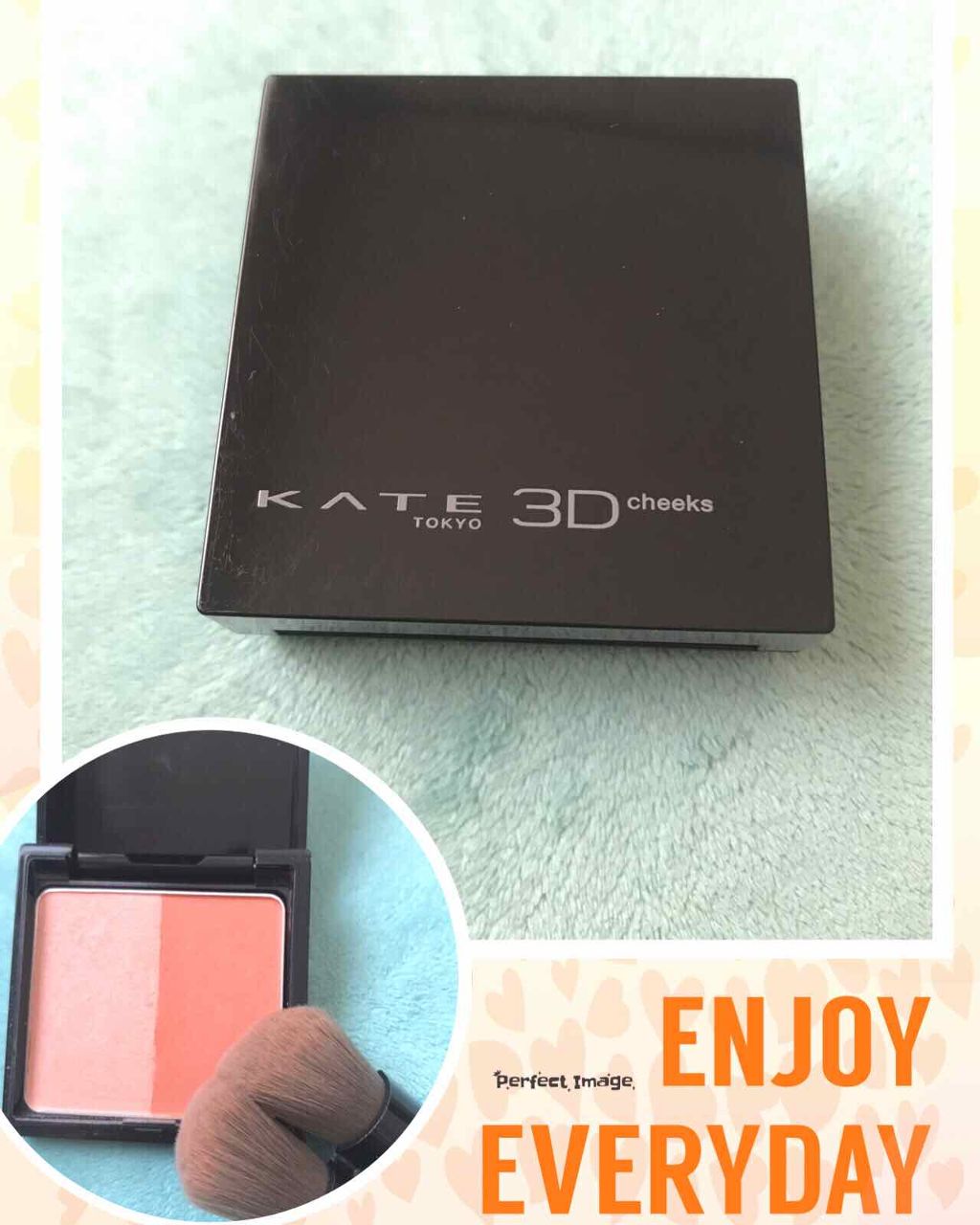 3Dコントラスティングチークス/KATE/パウダーチークを使ったクチコミ（1枚目）