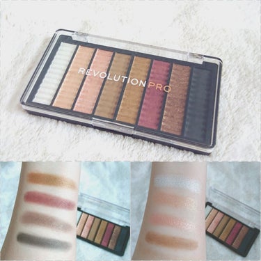 Revolution Pro Supreme Eyeshadow Palette /MAKEUP REVOLUTION/パウダーアイシャドウを使ったクチコミ（1枚目）