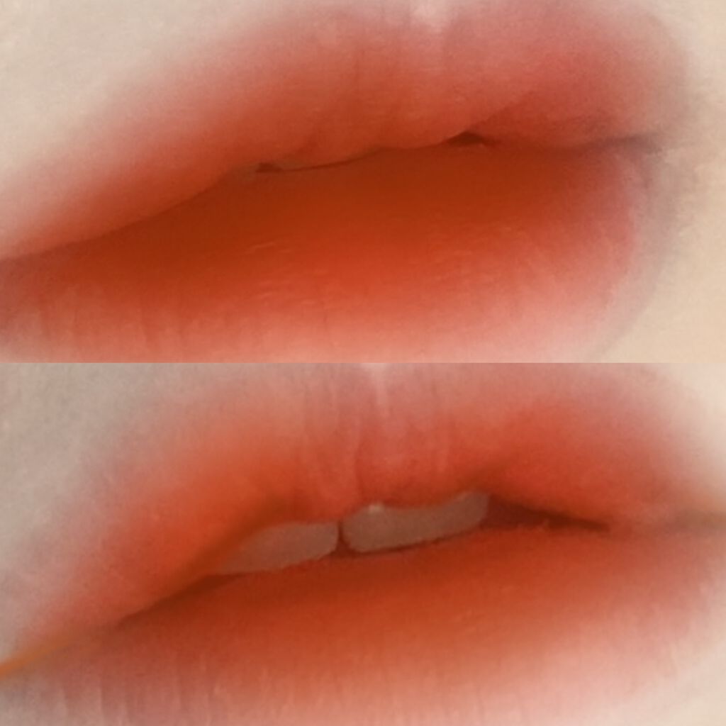 ハートウィンドウリップティントベルベットタイプ/VAVI MELLO/口紅を使ったクチコミ(3枚目)