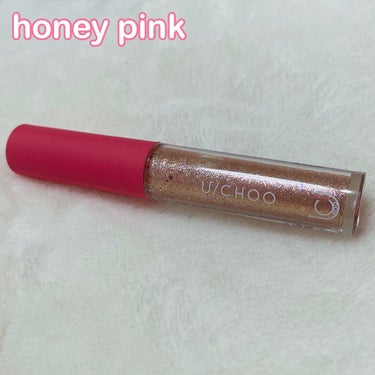 WOW EYE GLITTER HONEY PINK/U/CHOO/リキッドアイシャドウを使ったクチコミ（2枚目）