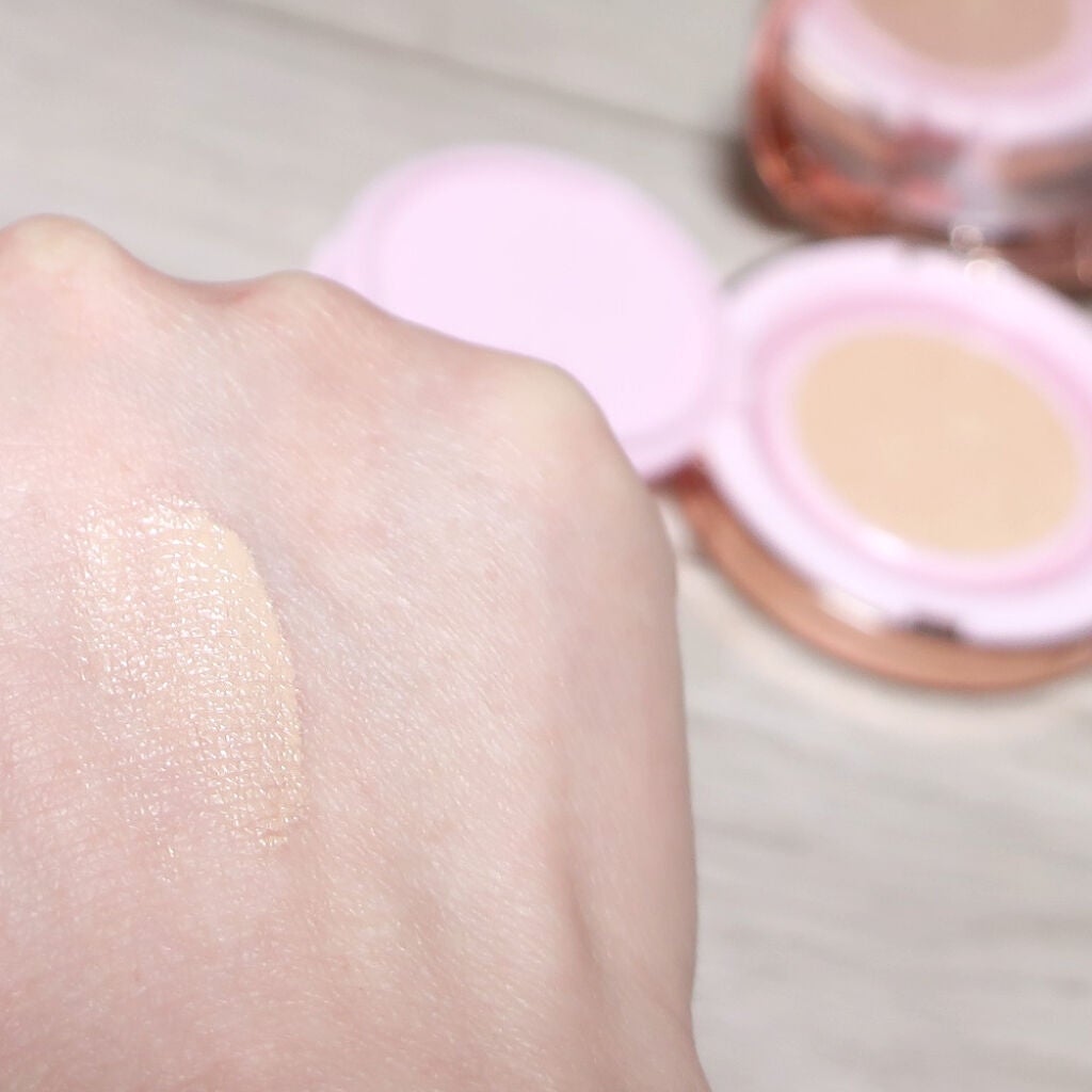 ピンクティーツリーカバークッション/APLIN/クッションファンデーションを使ったクチコミ(2枚目)