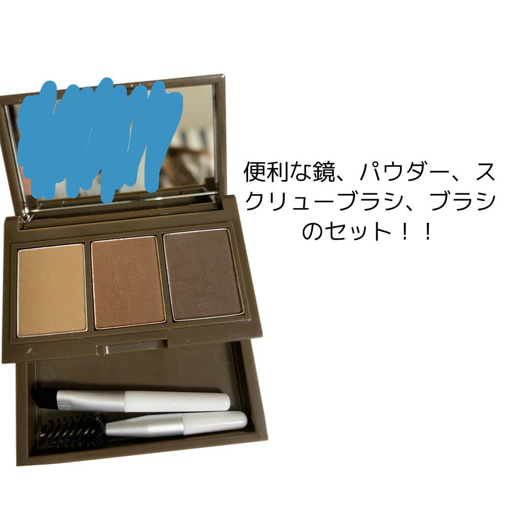 ボテニカル スタイラー ケーキアイブロウ/ネイチャーリパブリック/パウダーアイブロウを使ったクチコミ(4枚目)