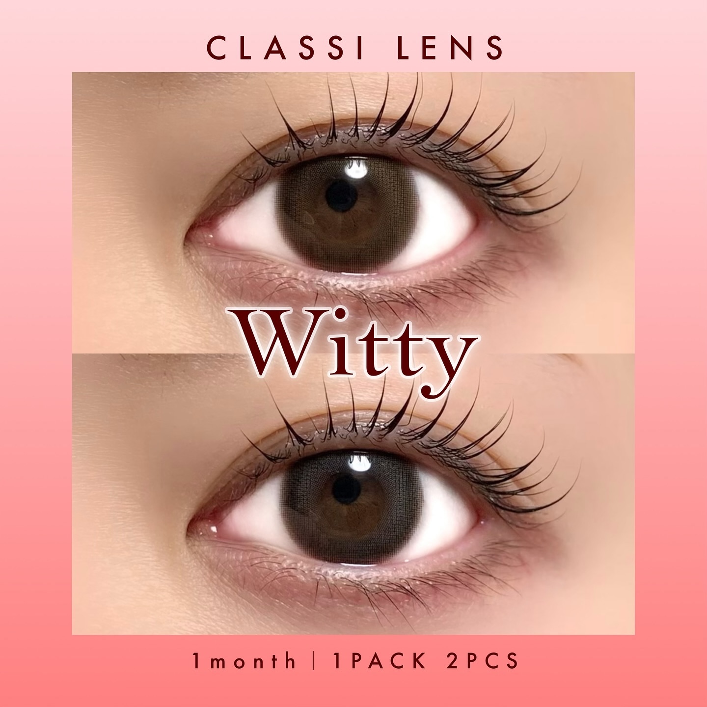 Witty/CLASSI LENS/１ヶ月（１MONTH）カラコンを使ったクチコミ（1枚目）