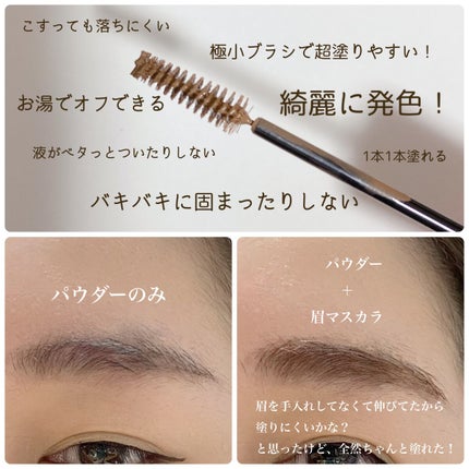 フィルム眉カラー/デジャヴュ/眉マスカラを使ったクチコミ(4枚目)