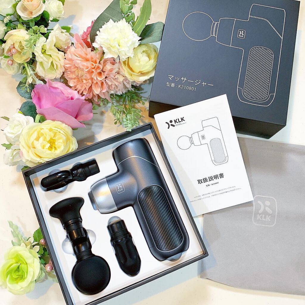 筋膜リリースガン/KLK/マッサージガンを使ったクチコミ（1枚目）