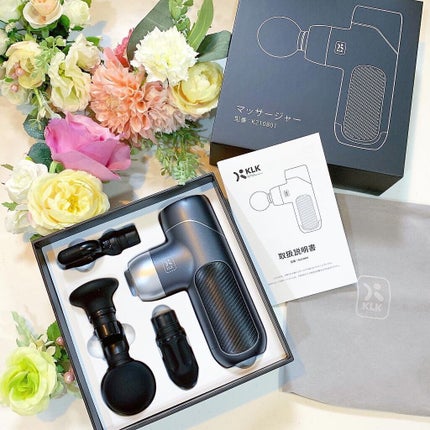 筋膜リリースガン/KLK/マッサージガンを使ったクチコミ(1枚目)