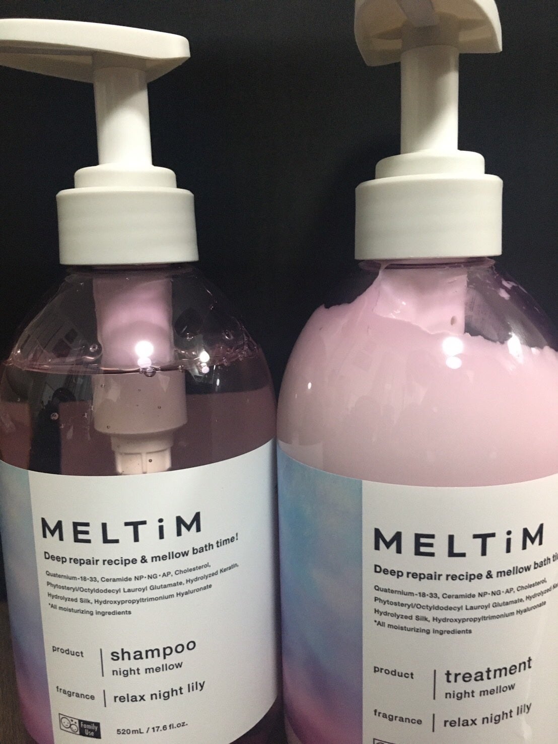 ナイトメロウ シャンプー/トリートメント/MELTiM/市販シャンプーを使ったクチコミ(1枚目)