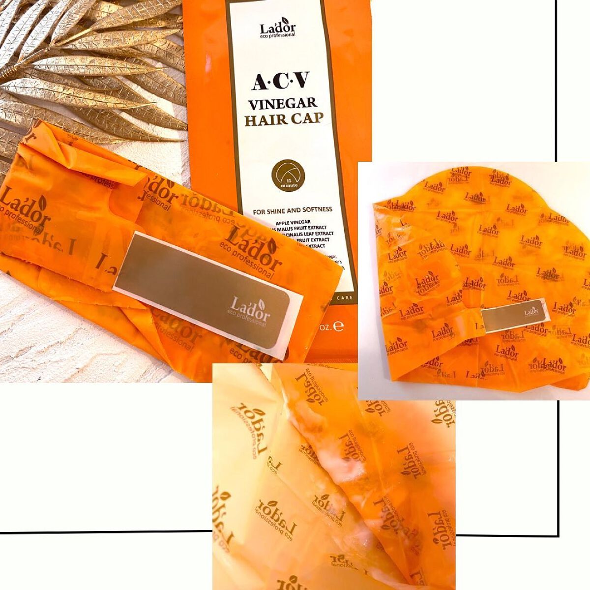 ACV VINEGAR HAIR CAP /La'dor/アウトバストリートメントを使ったクチコミ(4枚目)