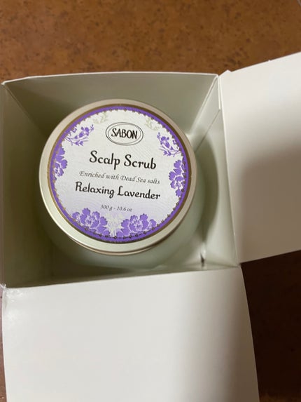 ヘッドスクラブ リラクシング(ラベンダー)/SABON/ヘッドスクラブを使ったクチコミ(2枚目)