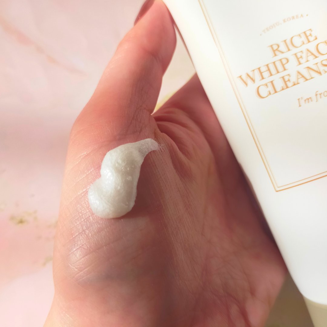 ライスホイップフェイシャルクレンザー/I'm from/洗顔フォームを使ったクチコミ（2枚目）