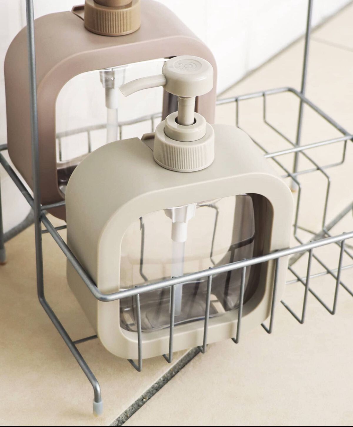 バスボトルディスペンサー/3COINS/バスグッズを使ったクチコミ（3枚目）