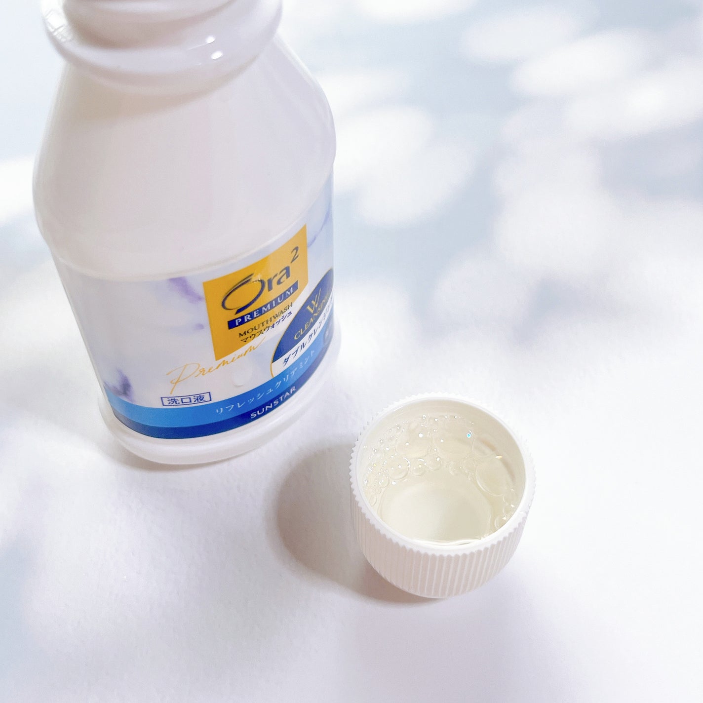 オーラツープレミアム マウスウォッシュ ダブルクレンジング リフレッシュクリアミント/オーラツー/マウスウォッシュ・スプレーを使ったクチコミ(1枚目)