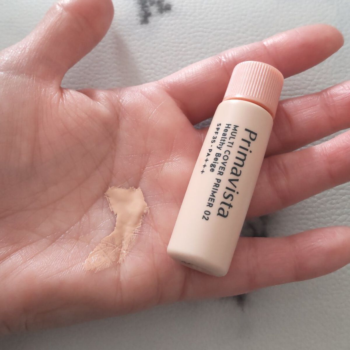 プリマヴィスタ ジャストワン フィニッシュ 02 ヘルシーベージュ/プリマヴィスタ/BBクリームを使ったクチコミ（3枚目）