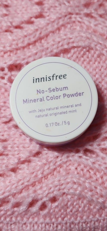 ノーセバム ミネラルカラーパウダー /innisfree/ルースパウダーを使ったクチコミ(1枚目)