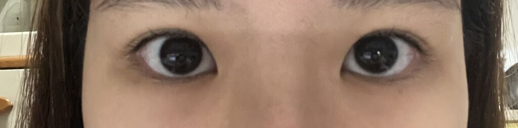 水で貼る新しいふたえテープ/セリア/二重まぶた用アイテムを使ったクチコミ（3枚目）