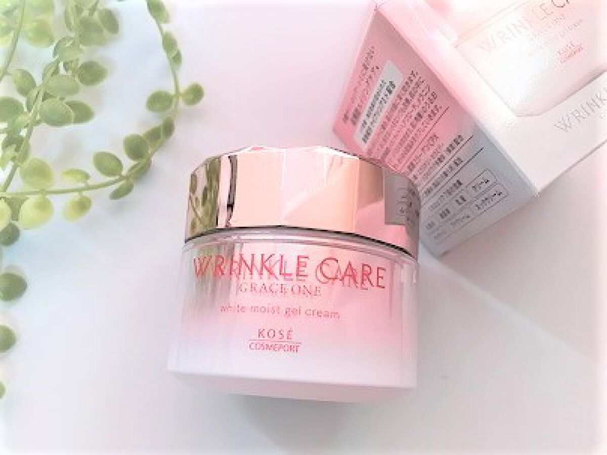 リンクルケア ホワイト モイストジェルクリーム/グレイスワン/オールインワン化粧品を使ったクチコミ(1枚目)