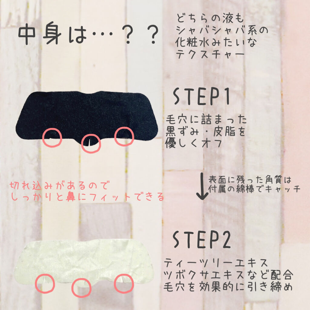 ブラック ヘッド ゼロ ２ステップ ノーズ パッチ/Dr.Althea/シートマスク・パックを使ったクチコミ（3枚目）