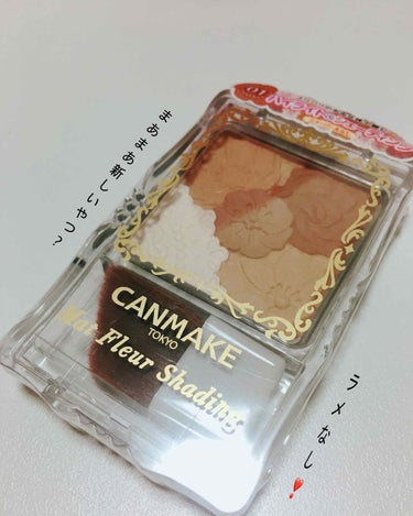 ⭐CANMAKE マットフルールシェーディング 01⭐

今回は初心者の人におすすめのコスメです✌️

(間違えて買ってしまったものです、説明よく見ればよかった💦)

このシェーディングはラメがなく、ほ