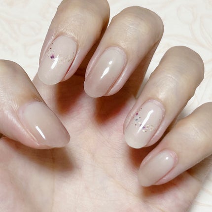 セミキュアジェルネイル(ハンド)/ohora/ネイルシールを使ったクチコミ(2枚目)