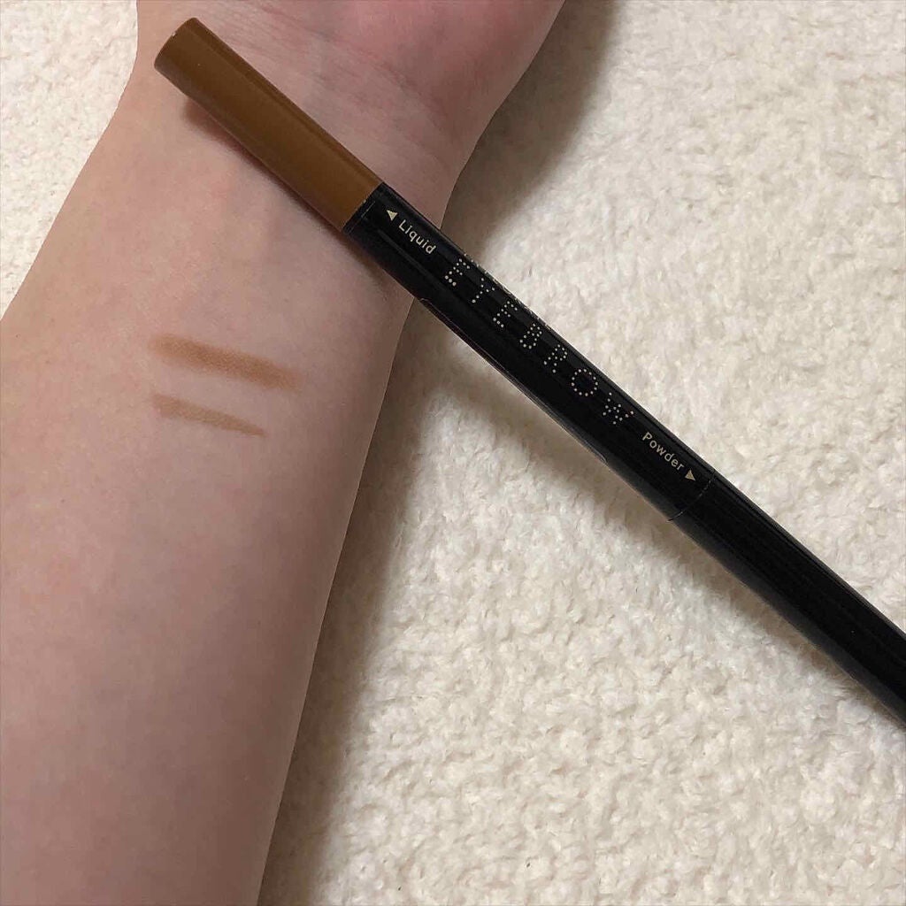 ビューティーガイドアイブロー N/インテグレート/リキッドアイブロウを使ったクチコミ(2枚目)