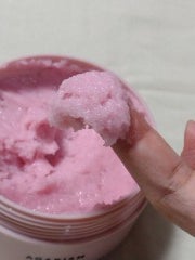 Q+Me スウィート ボム タラソ スクラブ/AGARISM/バスト・ヒップケアを使ったクチコミ(1枚目)