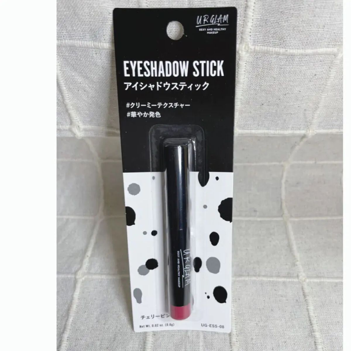 UR GLAM　EYESHADOW STICK 08 チェリーピンク