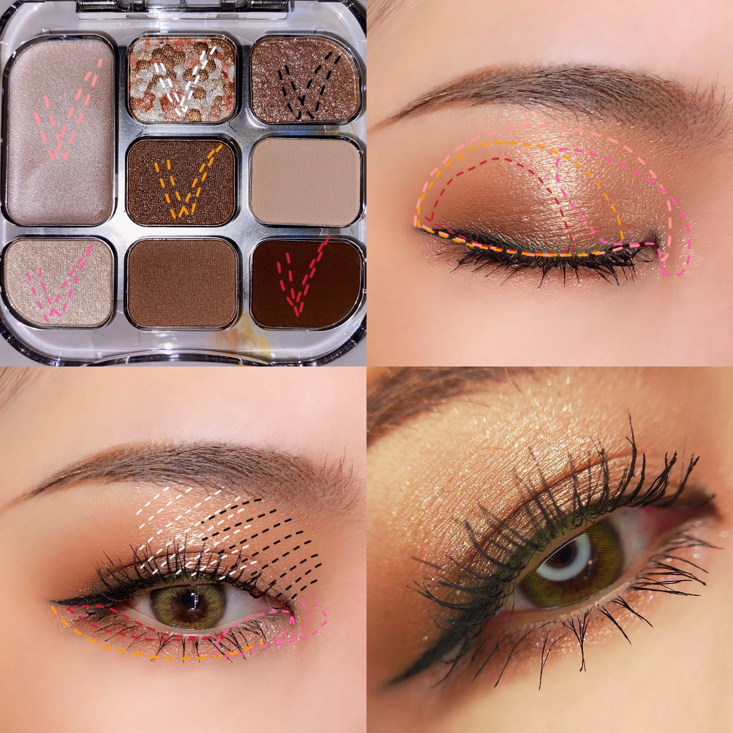 イロミッケ 8色アイシャドウパレット/iromikke/アイシャドウパレットを使ったクチコミ(5枚目)